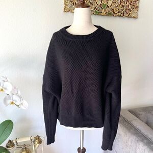 MNG basic black sweater